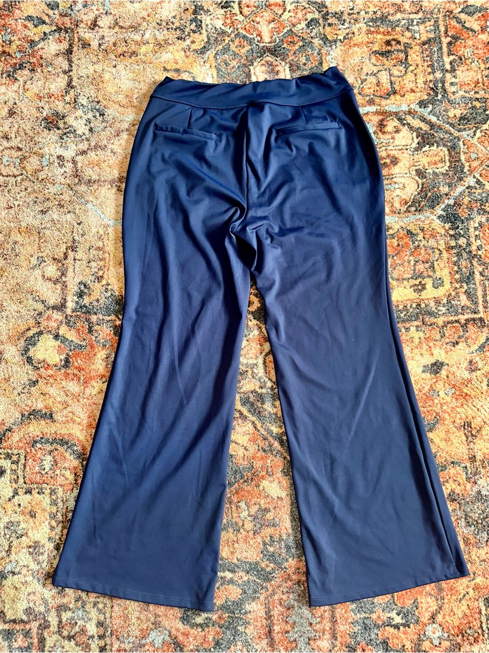 HALARA Navy Wide-Leg Pull-On Trouser - Picture 5 of 5